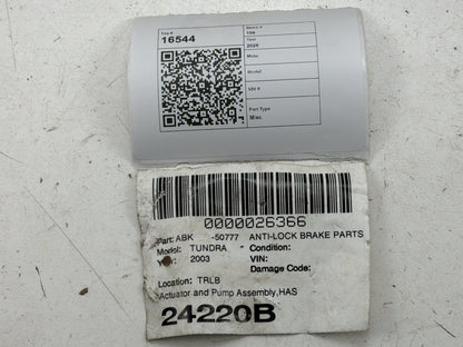 2003-2004 Toyota Tundra ABS Anti-Lock Brake Pump Actuator Module 445000C040 OEM