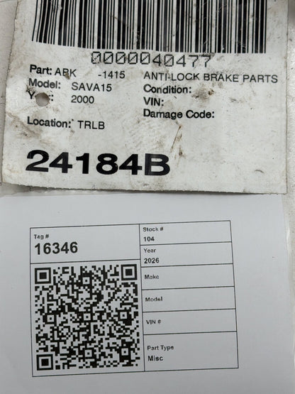 1996-2001 Chevrolet Suburban 1500 ABS Pump Anti Lock Brake Module 12765501 OEM