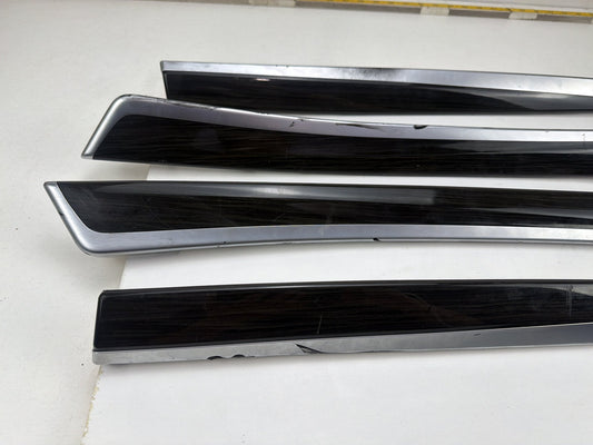 2011-2016 BMW F10 5 Series 528i 535i 550i Interior Door Trim Strip Set 4PC OEM