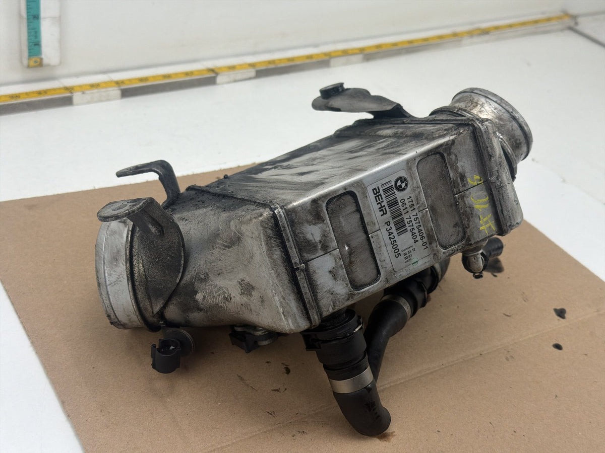 2011-2016 BMW 550i xDrive Right Passenger Side Turbo Intercooler 7575406 OEM