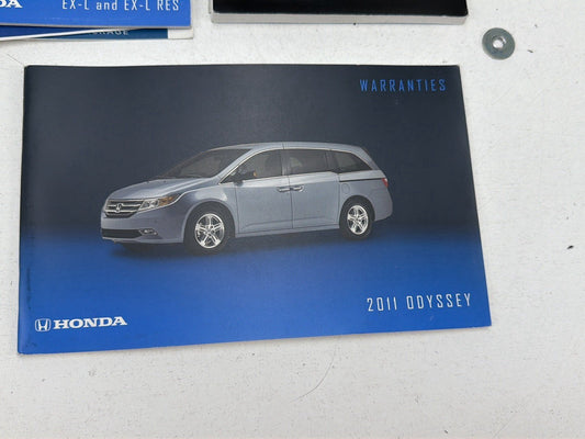 2011 Honda Odyssey Owners Manual Set w/ Case Technology Reference Guide OEM