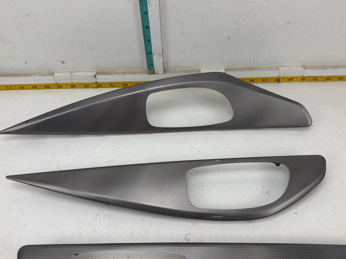 2014-2020 Infiniti Q50 V37 Interior Door Handle Trim Cover Bezel Panel 4 Pcs OEM