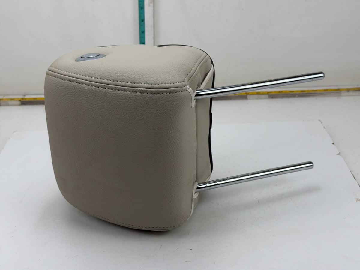 2010-2012 Land Rover Range Rover Rear Left Side Seat Headrest Beige Leather OEM