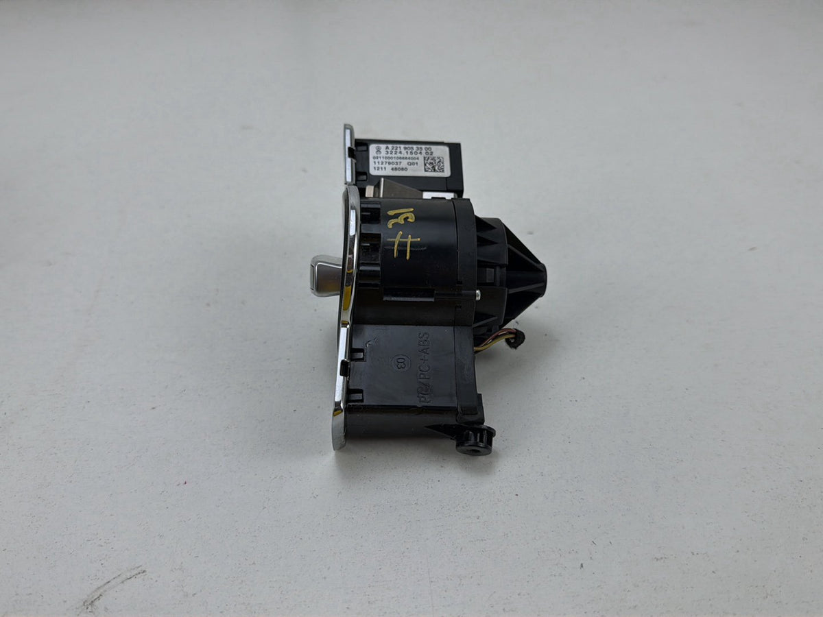 2007-2013 Mercedes-Benz S-Class W221- Headlight Control Switch A2219053500 OEM