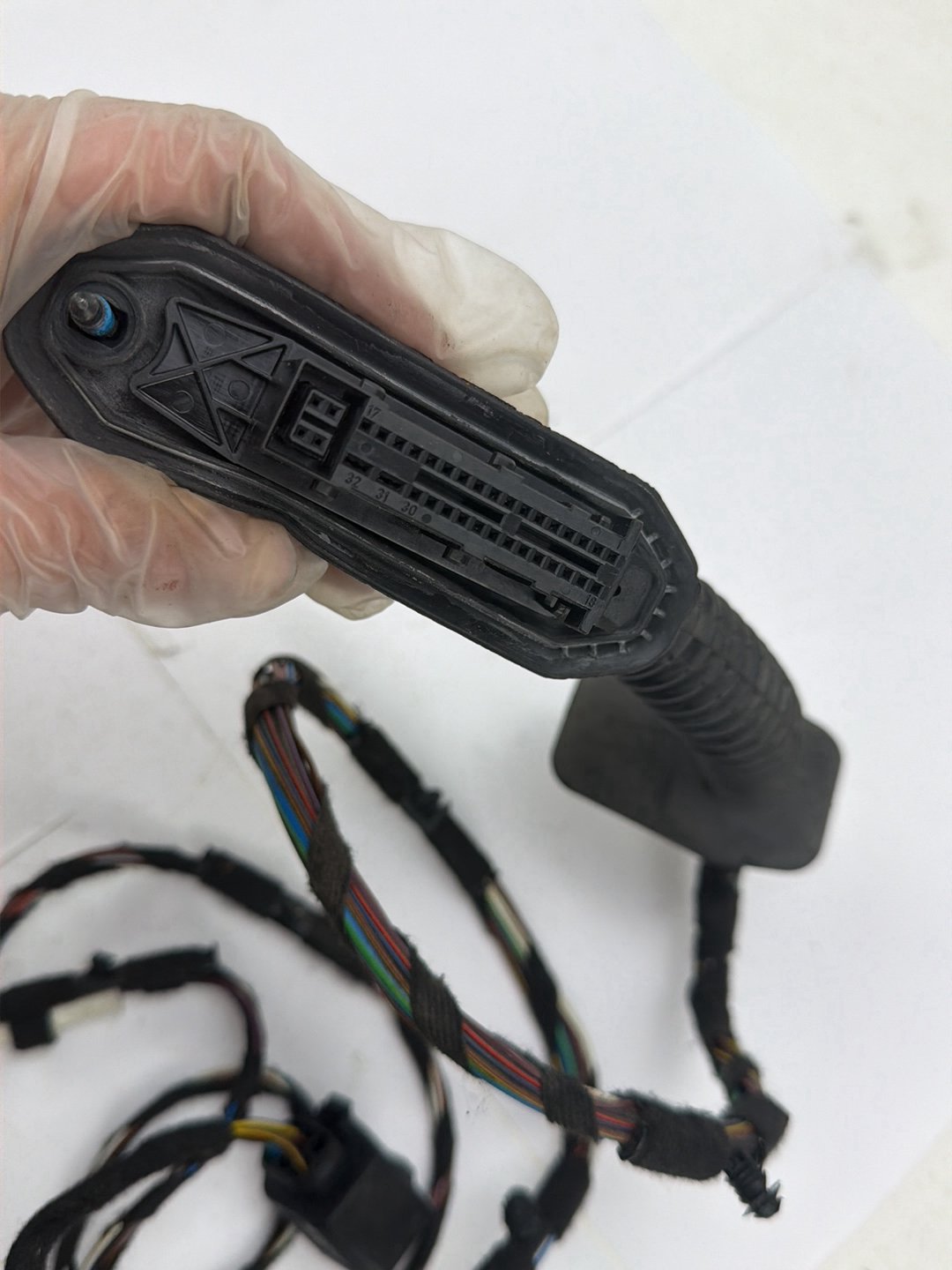 2007-2008 BMW 328xi Rear Left Driver Side Door Wire Harness OEM