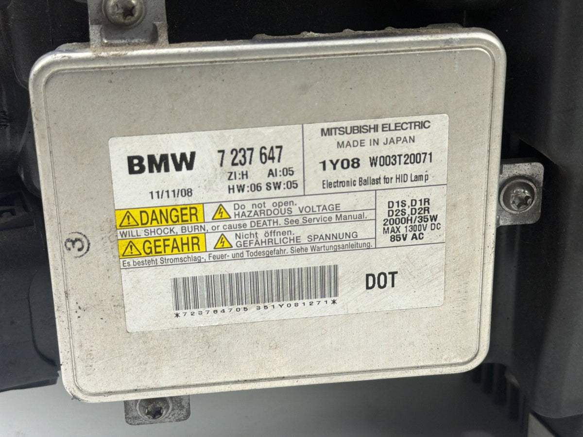 2011-2013 BMW 550i xDrive Front Left Driver Side Xenon HID Headlight Lamp OEM