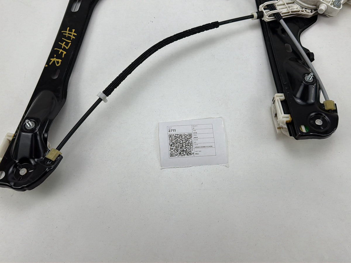 2012-2014 BMW X1 E84 Right Front Window Regulator/Motor 2990294 OEM