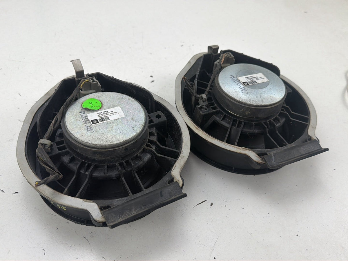 2010-2016 Buick LaCrosse Rear Front Left Side Audio Speakers Pair 15911768 OEM