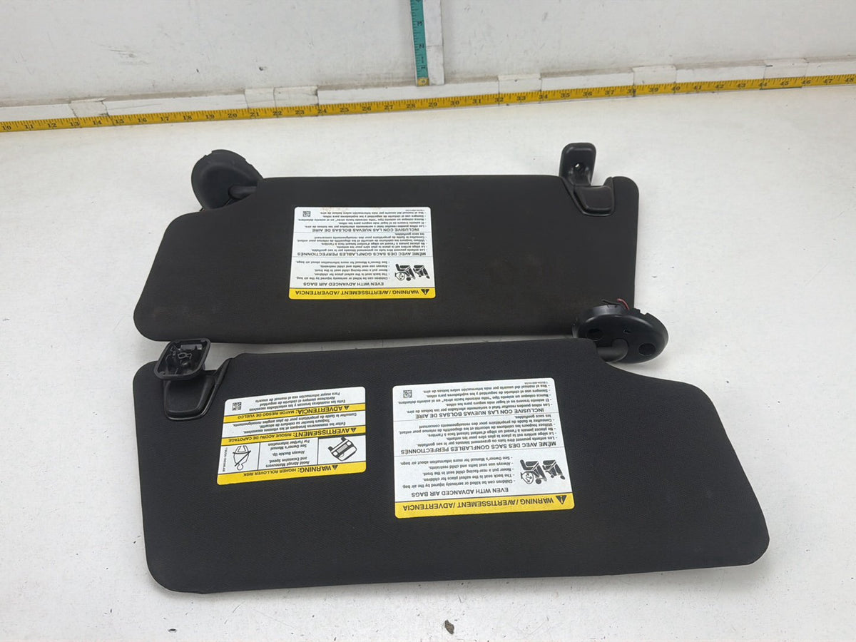2011-2015 Ford Explorer Front Left & Right Side Sun Visor Pair OEM