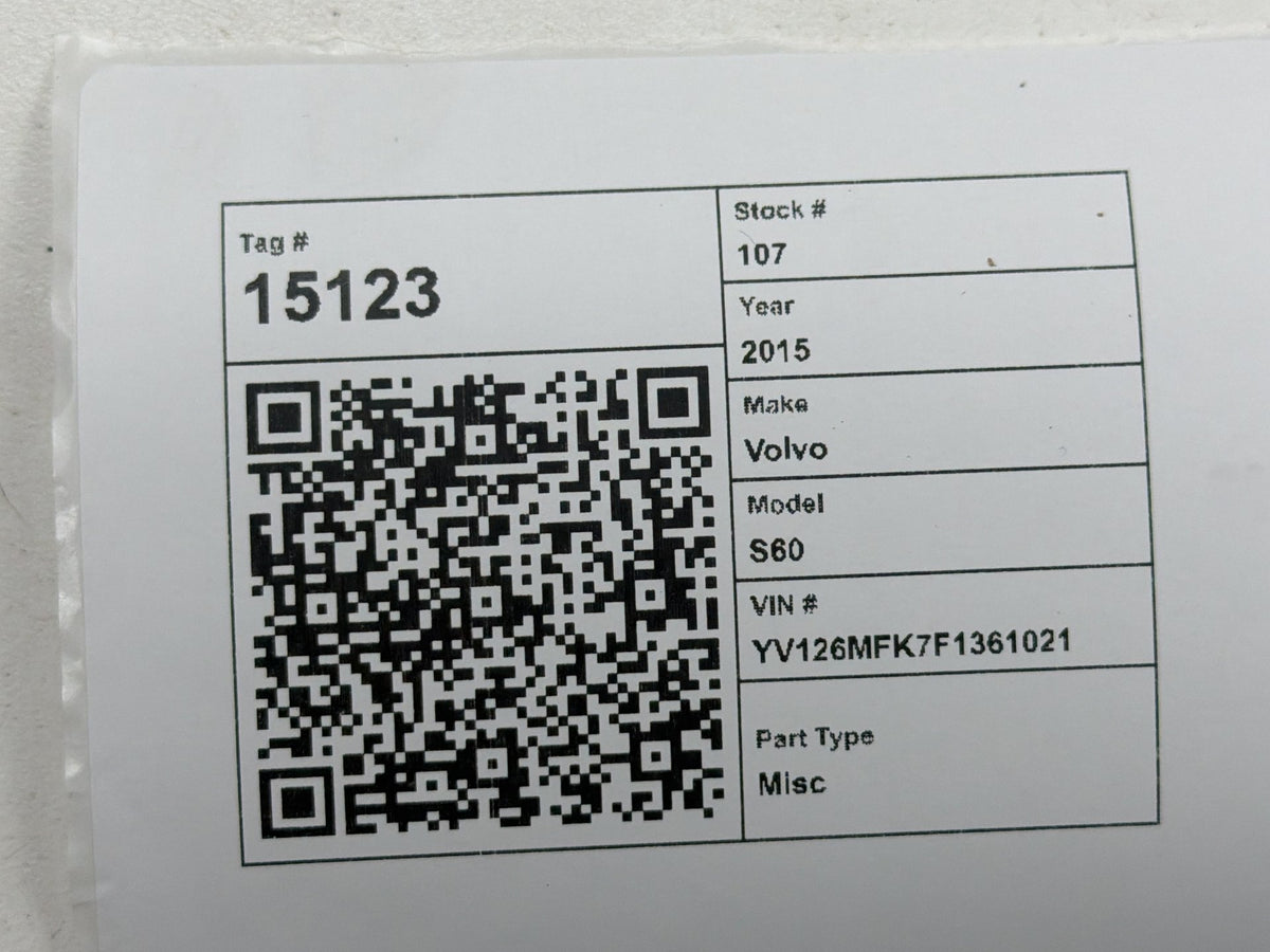 2014-2018 Volvo S60 Electronic Parking Brake Control Switch OEM
