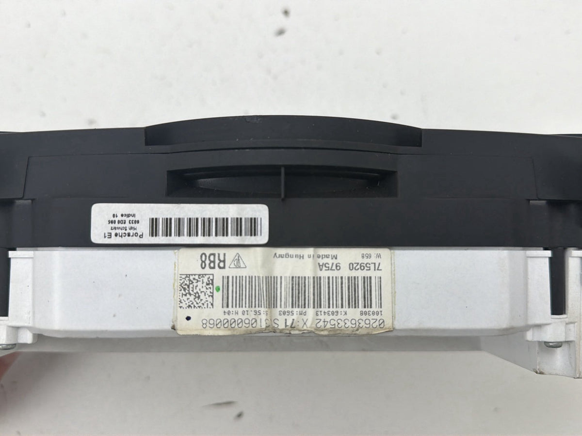 2008 Porsche Cayenne 3.6L Speedometer Instrument Gauge Cluster 7L5920975A OEM
