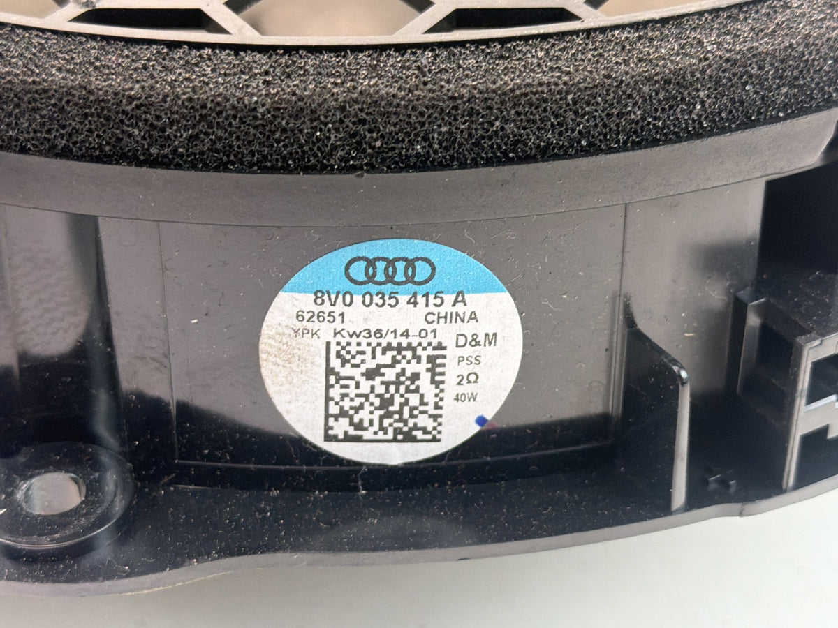 2015 Audi A3 Front Left & Right Side Door Audio Sound Loud Speaker Set of 2 OEM