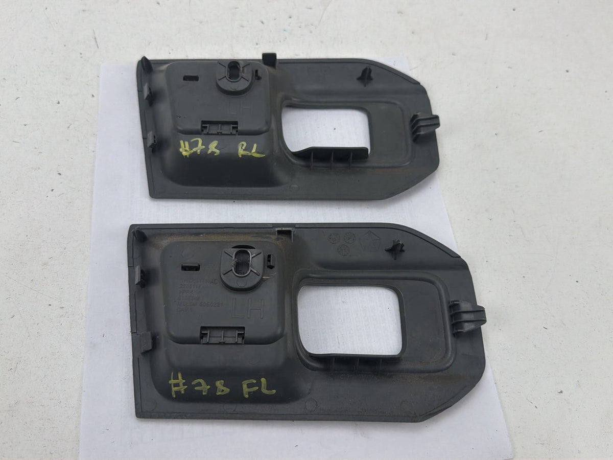 2013-2018 Ram 1500 Front Left Rear Left Inside Door Handle Switch Bezel Set OEM