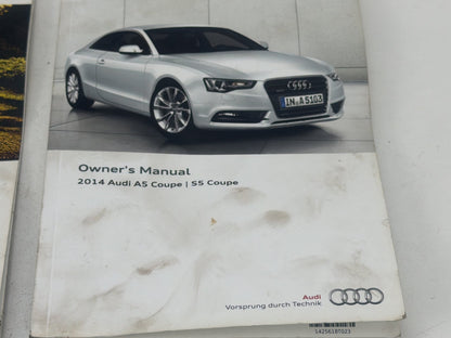2014 Audi A5 S5 Coupe Owners Manual Portfolio User Guide OEM