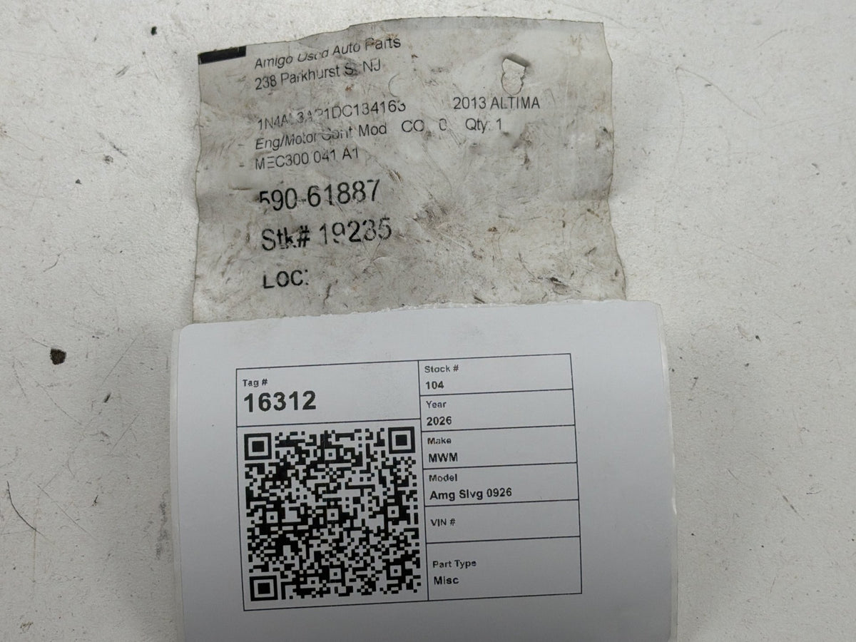 2013-2014 Nissan Altima Engine Control Module ECU Computer MEC300-041 A1 OEM