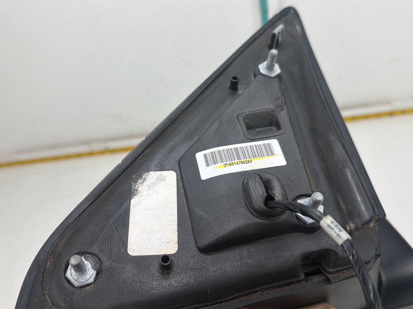 2013-2018 Ram 1500 Right Passenger Side View Power Heated Door Mirror Black OEM