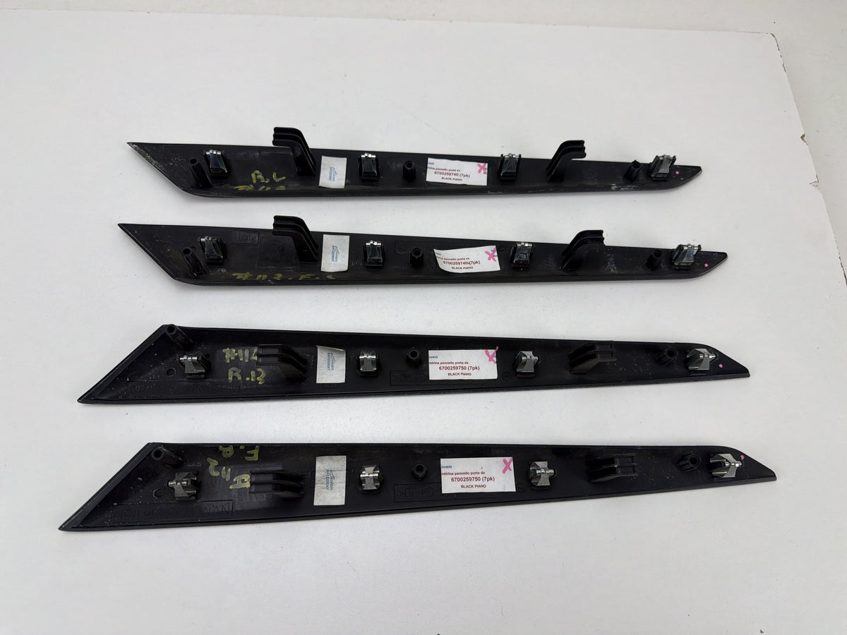 2014-2020 Maserati Quattroporte Front Rear Right Left Side Door Trim Set OEM