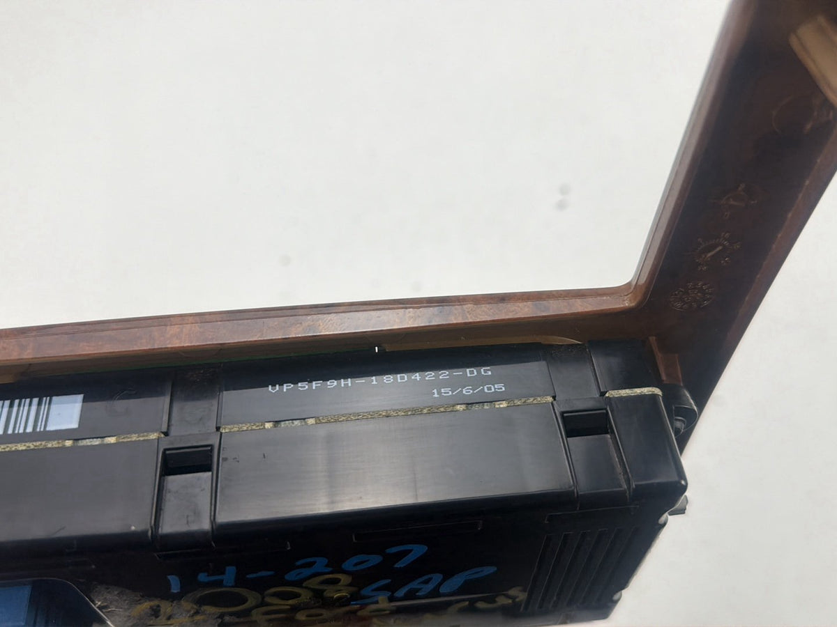 2008-2009 Ford Taurus Center Console Climate Radio Control 5G13-7404302 OEM