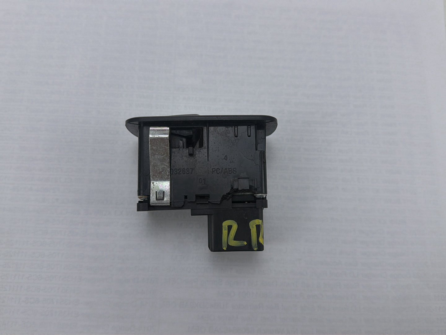 2013-2018 Ram 1500 Rear Right Passenger Side Power Window Switch OEM