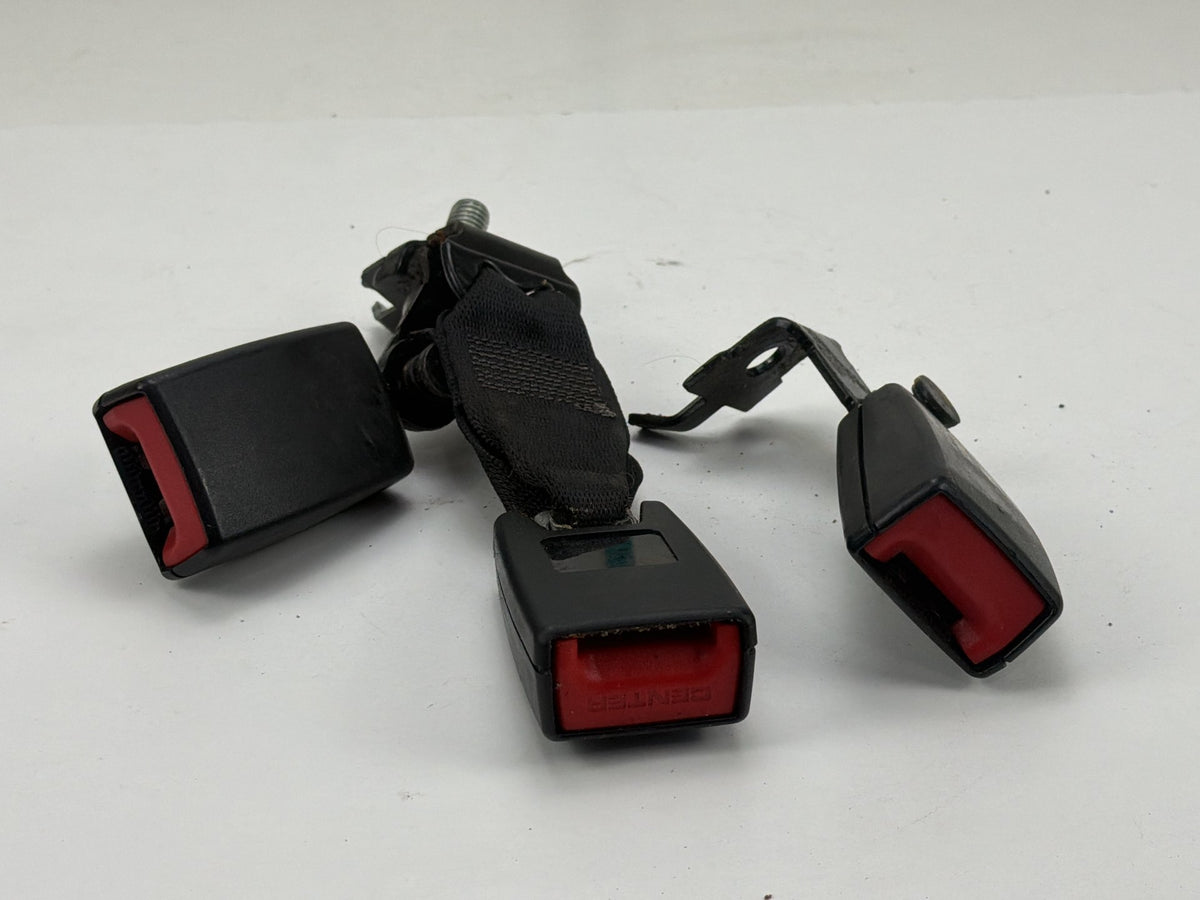 2007-2013 BMW X5 Seat Belt Buckle Receptacle Set of 3 Black 7171197 OEM
