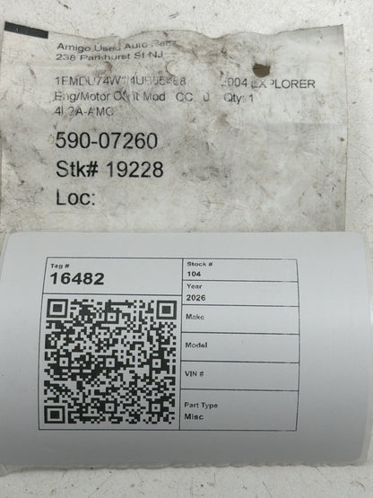 2004 Ford Explorer 4.6L Engine Control Module Unit ECU 4L2A-12A650-AMC OEM