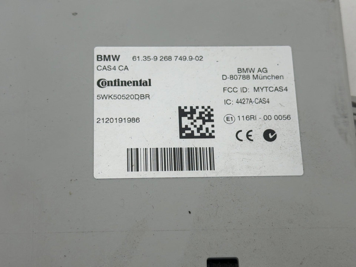 2011-2016 BMW 550i xDrive Car Access System Immobilizer CAS4 Control Module OEM