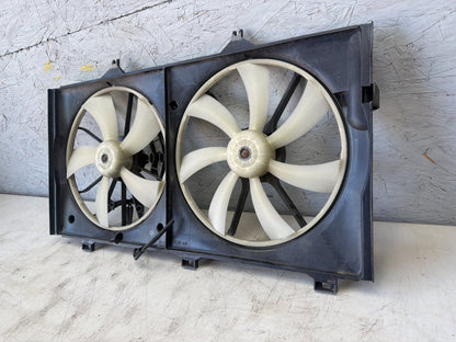 2007-2011 Lexus ES350 Dual Radiator Cooling Fan Shroud Assembly Motor OEM