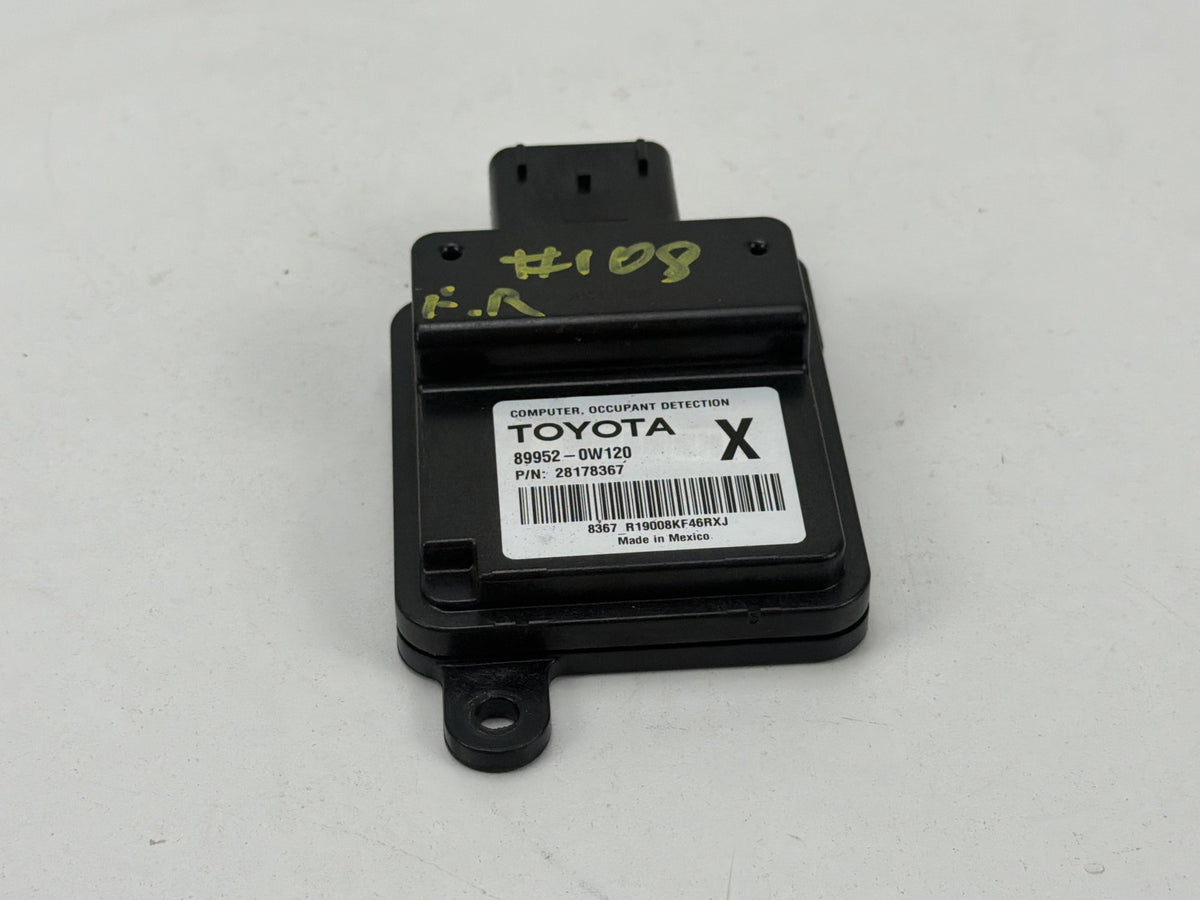 2010-2015 Lexus IS250C Front Right Occupant Detection Module 89952-0W120 OEM