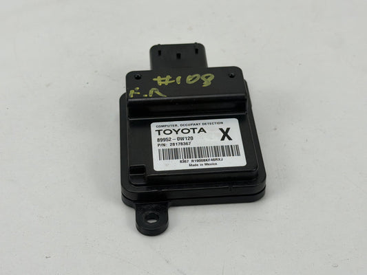 2010-2015 Lexus IS250C Front Right Occupant Detection Module 89952-0W120 OEM