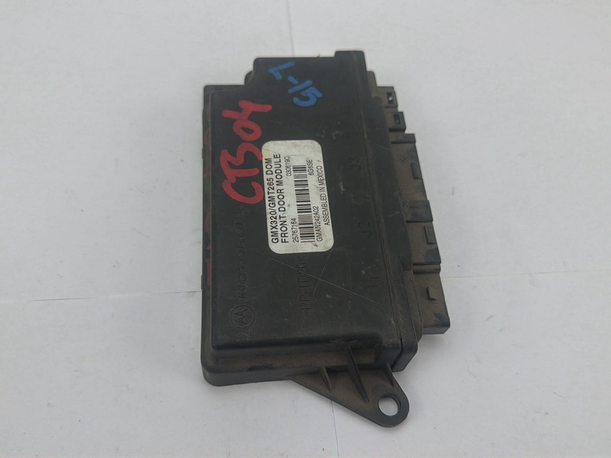 2003-2007 Cadillac CTS Front Door Control Module 25767164 OEM