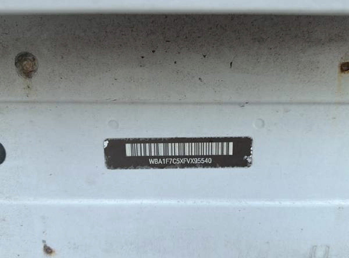 2014-2016 BMW 228i F22 Rear Trunk Deck Lid Shell Cover Panel White OEM