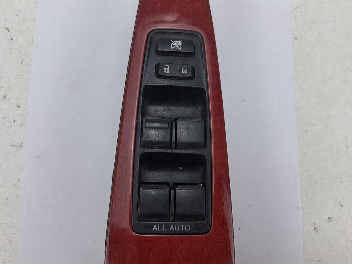 2007-2009 Lexus ES350 Front Left Driver Master Power Window Switch Wood Trim OEM
