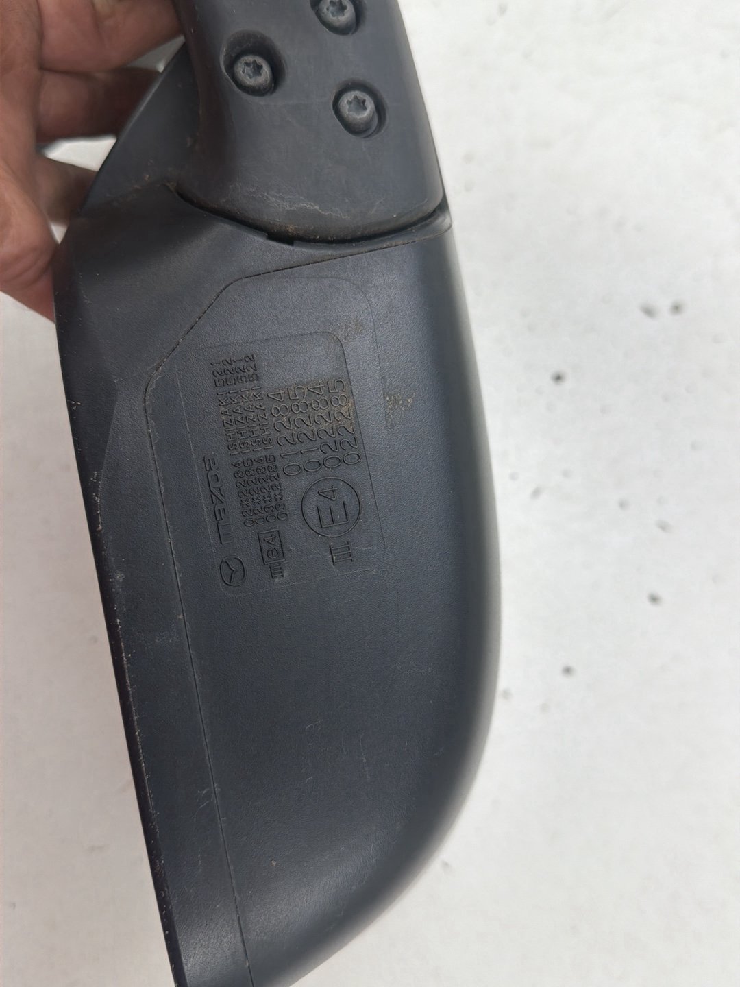2007-2012 Mazda CX-7 Front Left Driver Side View Mirror E4012284 OEM