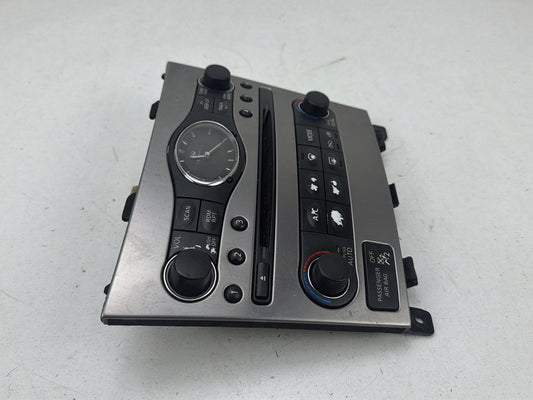 2008-2013 Infiniti G37 Climate Control & Sound Radio Control Panel OEM