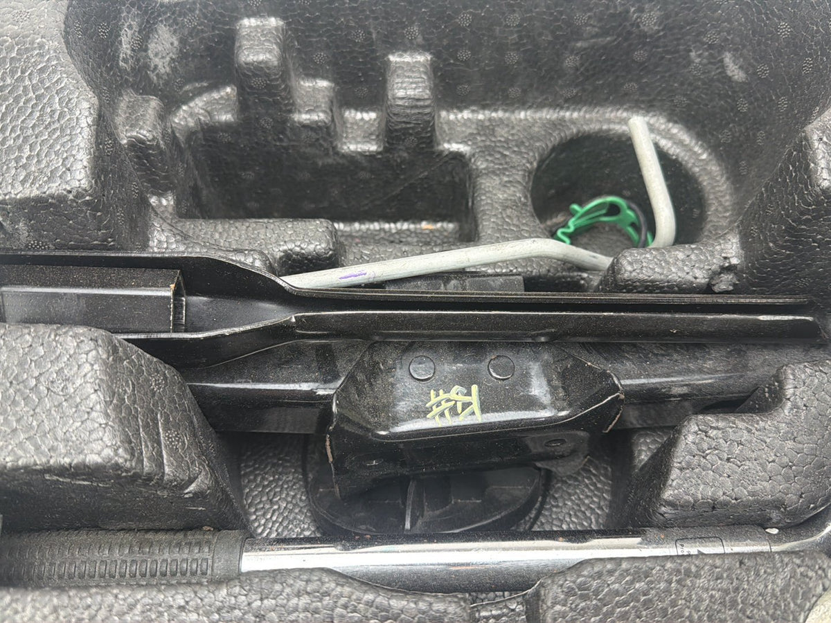 2014-2017 Maserati Ghibli Trunk Spare Wheel Emergency Jack Tool Kit Box OEM