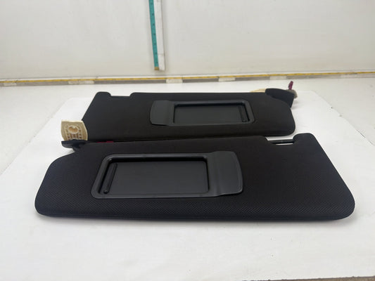 2011-2016 BMW 550i xDrive Front Roof Sun Visors Illuminated Mirrors Pair OEM