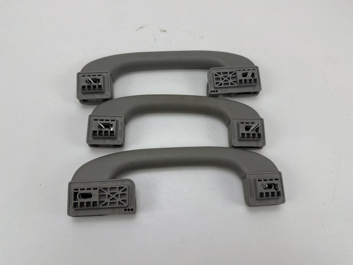 2007-2013 BMW X5 Ceiling Roof Grab Handle Assist Grip Set of 3 6977696 OEM