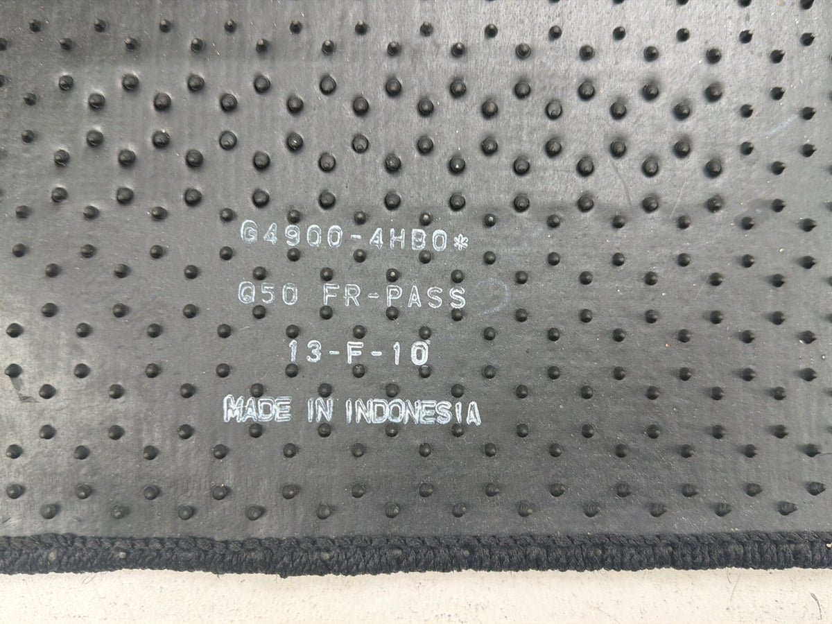 2014-2023 Infiniti Q50 Carpet Floor Mats Set Front Rear OEM