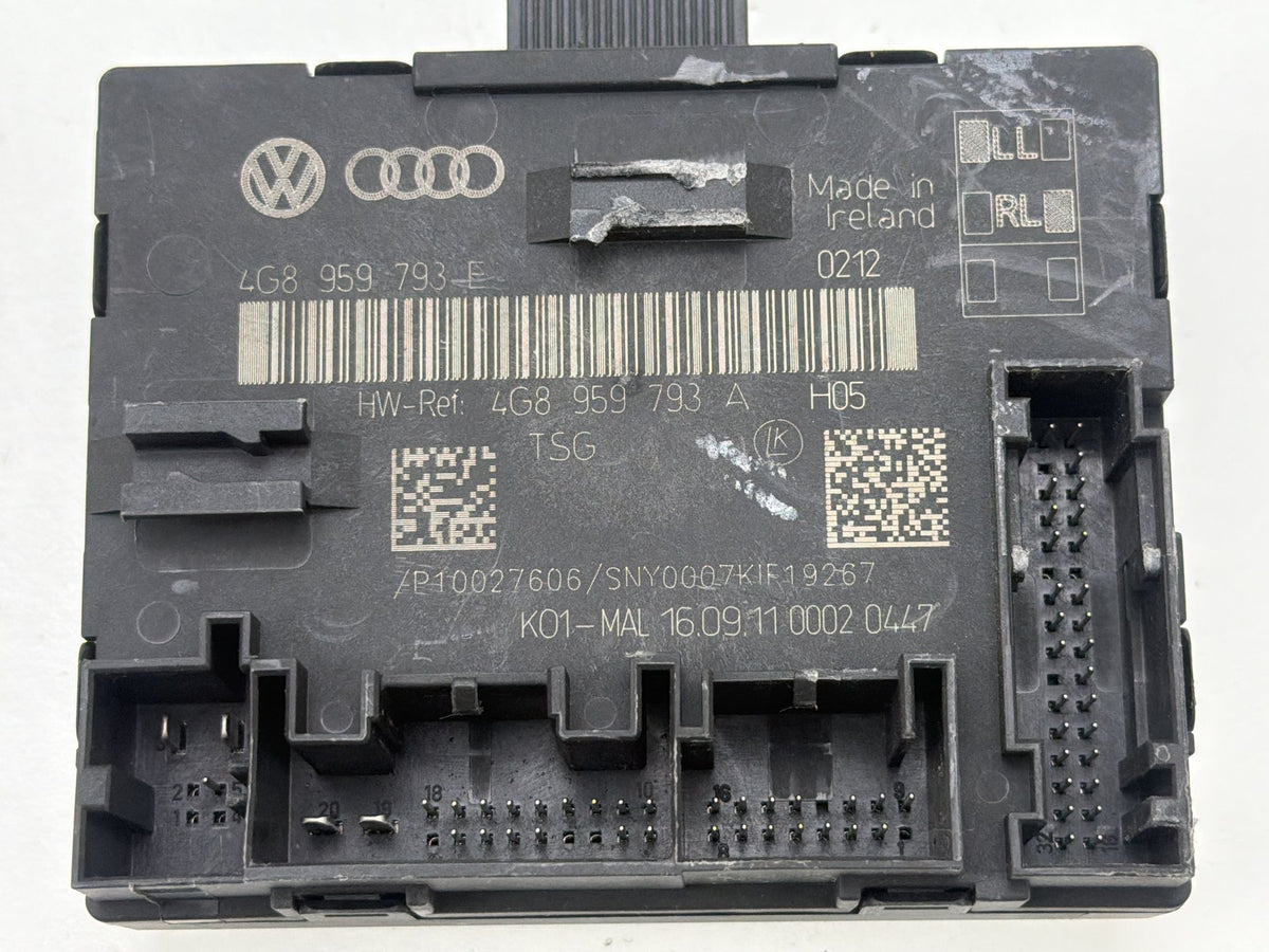 2012-2018 Audi A7 Quattro Front Left Driver Side Door Control Module Unit OEM