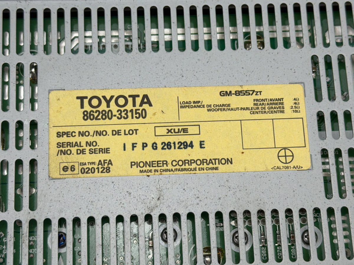 2007-2009 Lexus ES350 Trunk Audio Sound System Radio Amplifier 86280-33150 OEM
