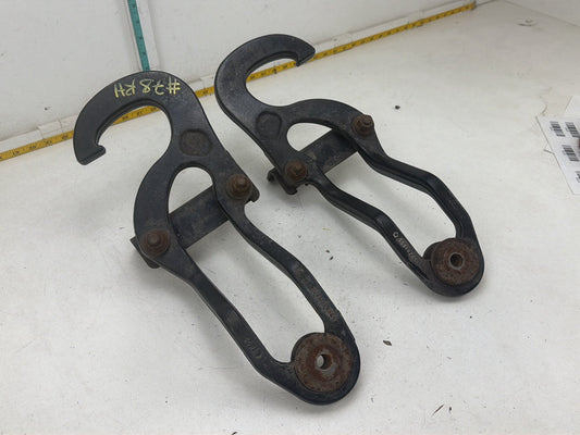 2013-2018 Ram 1500 Front Bumper Frame Mounted Recovery Tow Hook Pair Set OEM