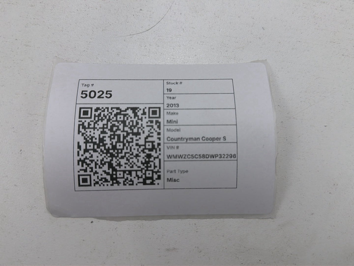 2011-2016 Mini Countryman Cooper Overflow Bottle 17137823626 OEM