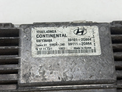 2011-2014 Hyundai Sonata Engine Computer/ ECU Control Module 39101-2G664 OEM