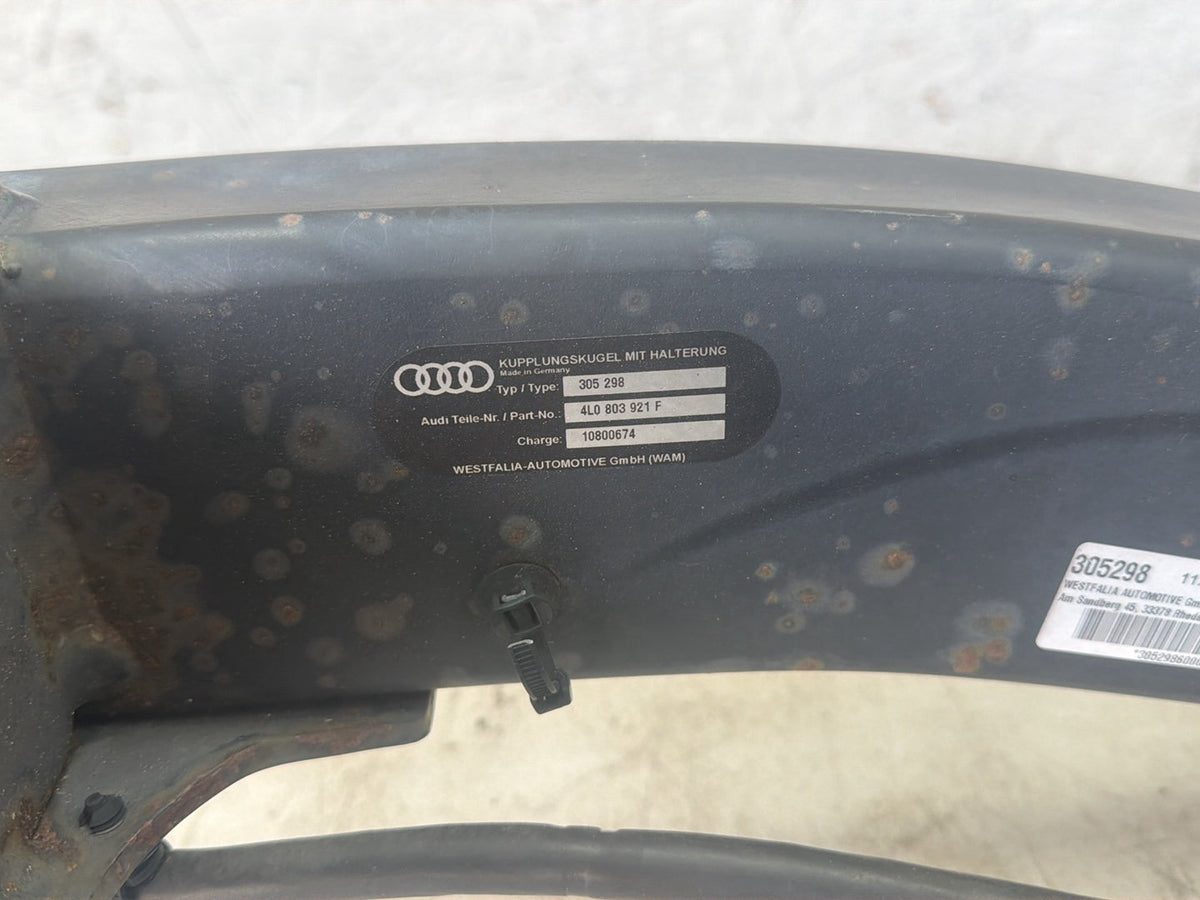2007-2015 Audi Q7 Rear Bumper Tow Towing Trailer Hitch Bar 4L0803921F OEM
