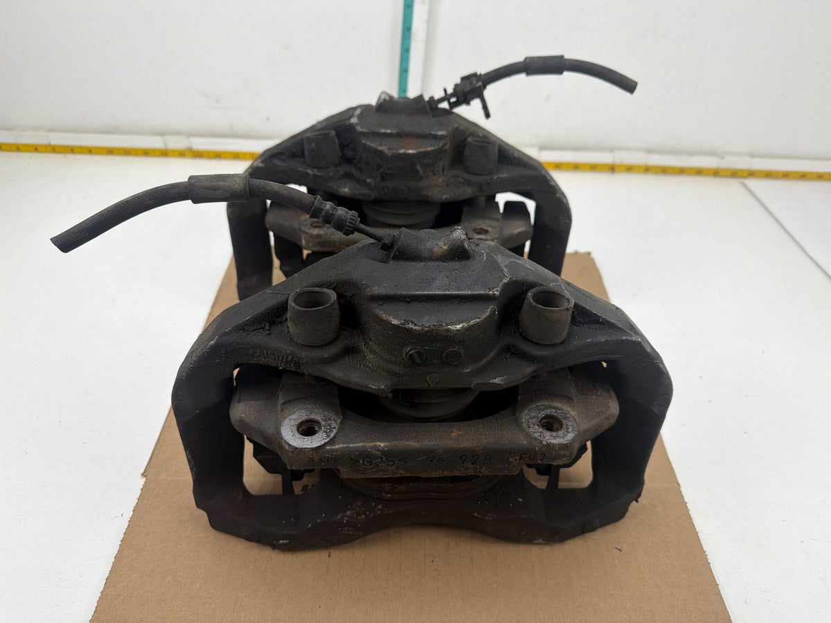 2014-2016 BMW 550i 4.4L Front Left & Right Side Brake Caliper Pair OEM