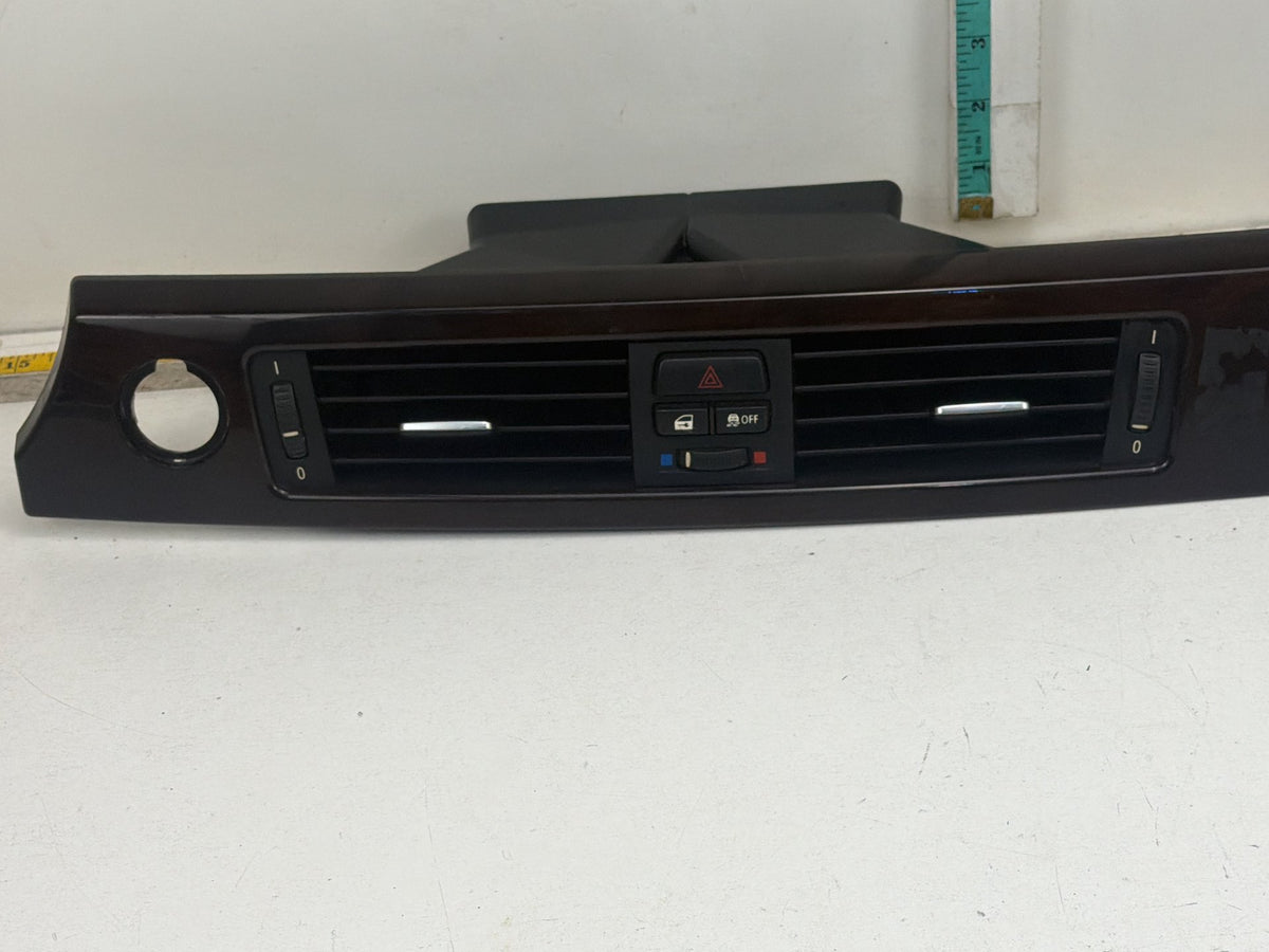 2009-2011 BMW 335i xDrive Center Dash Molding Trim Panel w/ Air Vents OEM