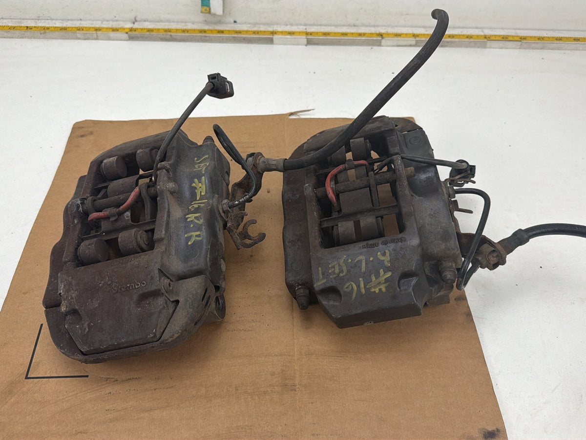 2004-2010 Porsche Cayenne 9PA-Rear Left & Right Brake Caliper Set 207673034A OEM