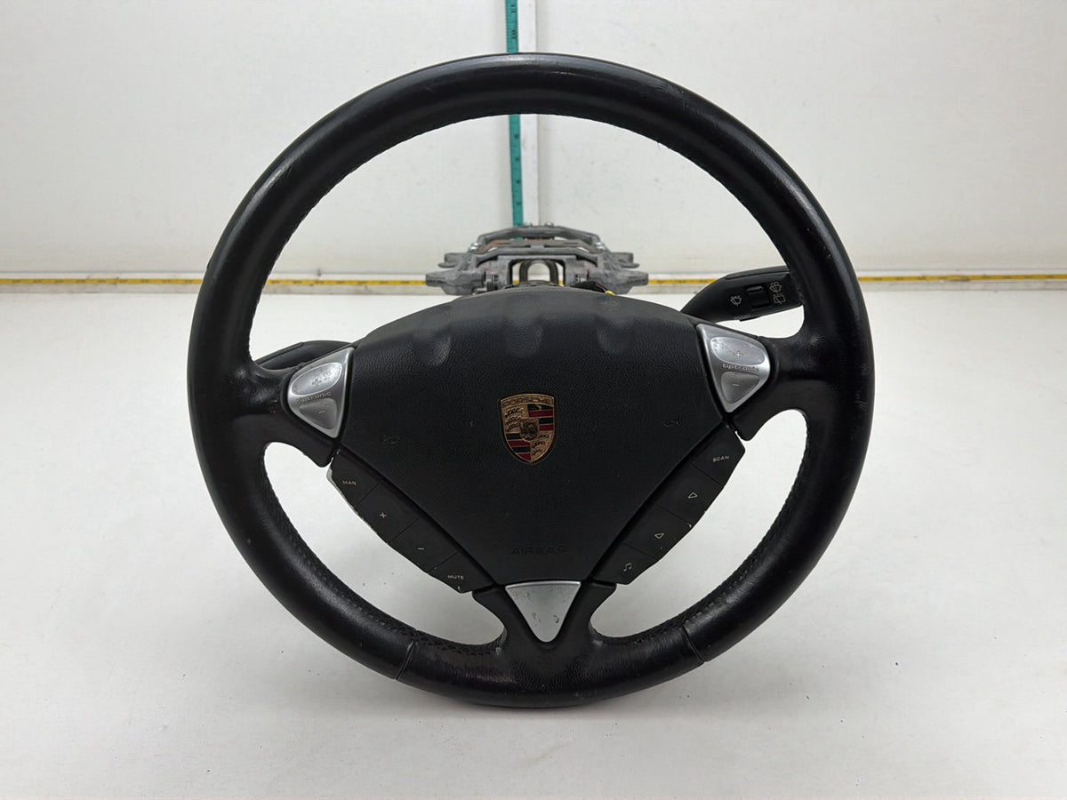 2003-2006 Porsche Cayenne Steering Wheel Multifunctional w/ Steering Column OEM