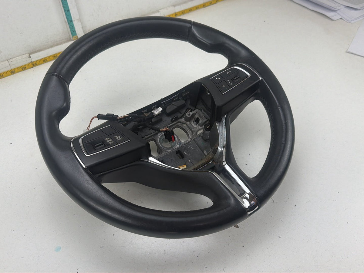 2014-2017 Maserati Ghibli Black Steering Wheel W/Audio Cruise Switches OEM