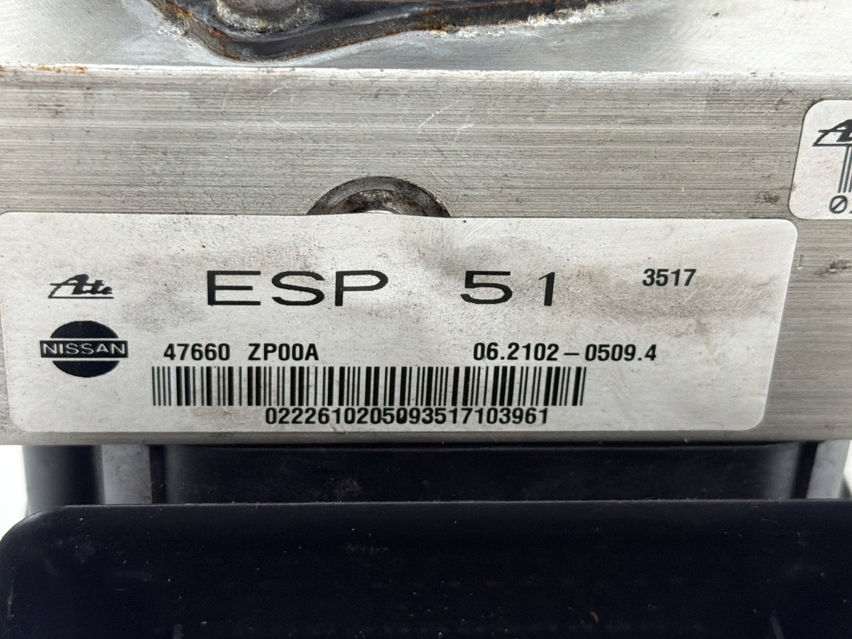 2005-2008 Nissan Pathfinder 4x4 ABS Pump Control Module Unit 47660-ZP00A OEM